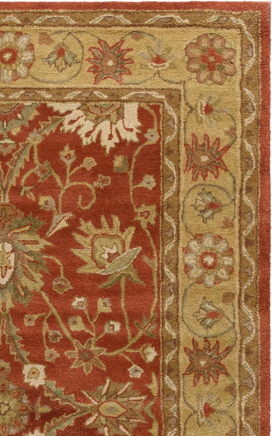 Traditional Oriental Wool Accent Rug