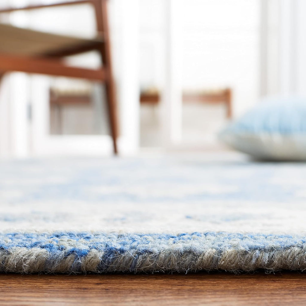 Handmade Wool Micro-Loop Accent Rug