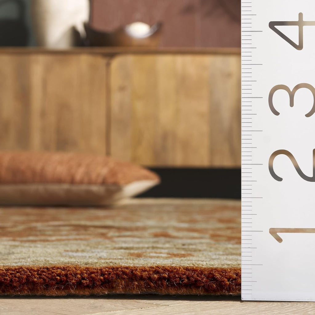 Traditional Oriental Wool Accent Rug