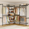 Wall Mounted Corner Pipe Garment Rack