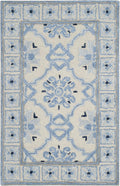 Handmade Wool Viscose Accent Rug