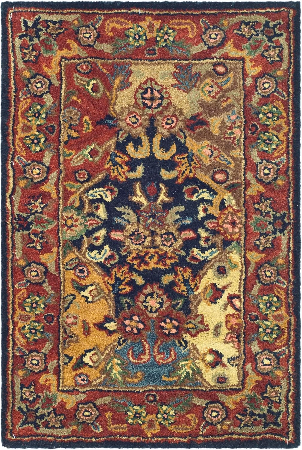 Handmade Oriental Wool Accent Rug