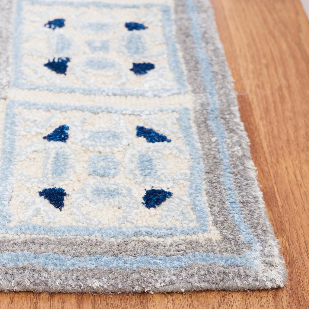 Handmade Wool Viscose Accent Rug