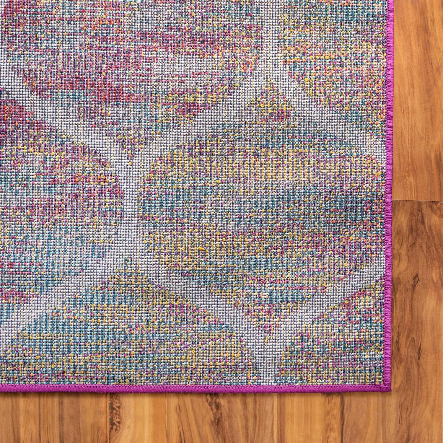 Modern Trellis Multi Accent Rug
