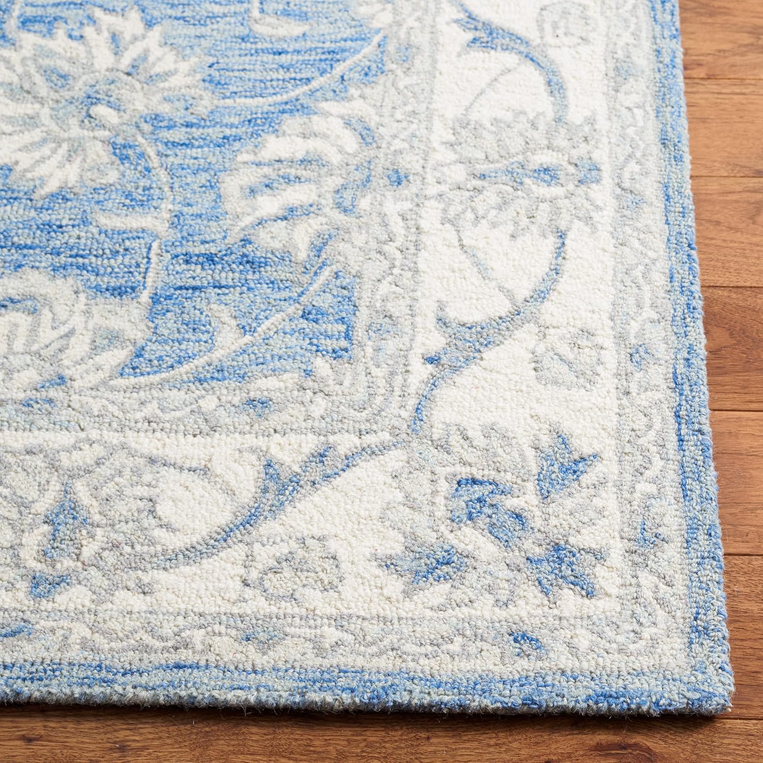 Handmade Wool Micro-Loop Accent Rug