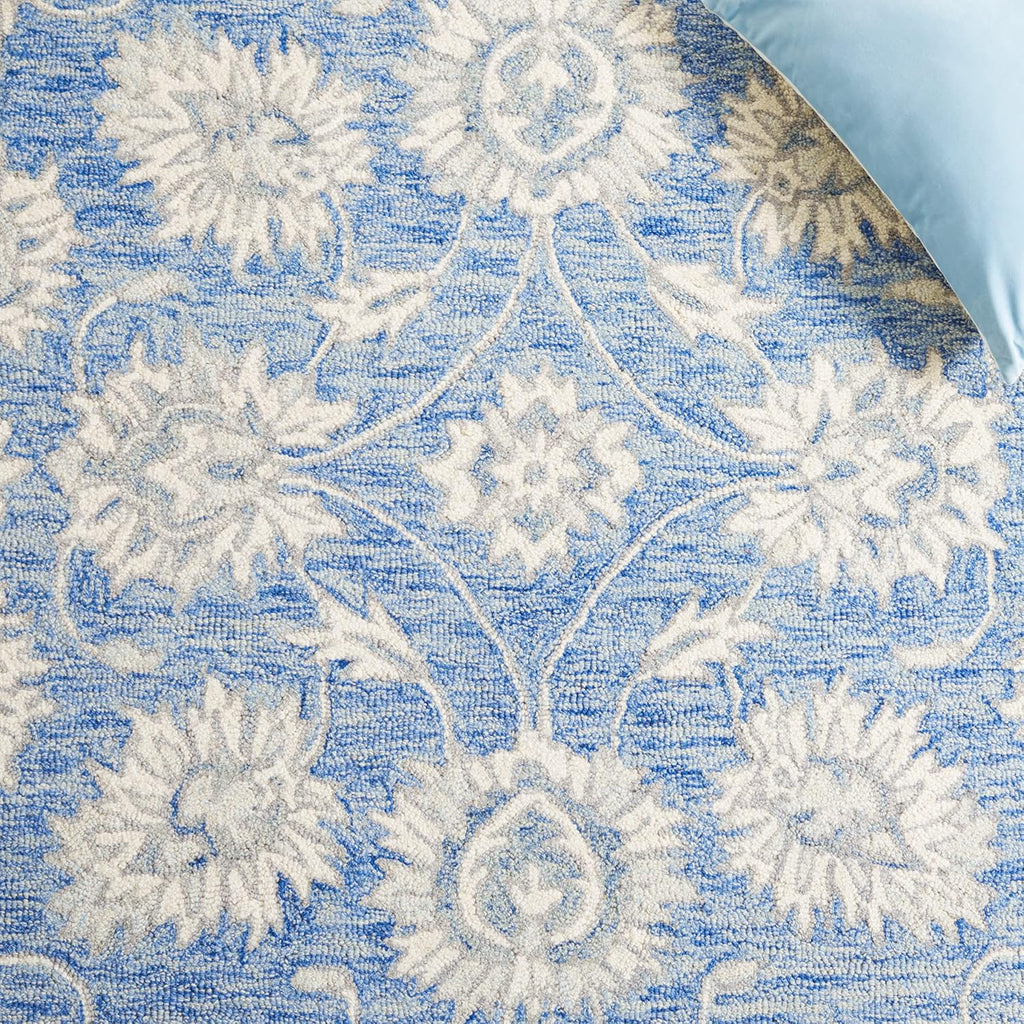 Handmade Wool Micro-Loop Accent Rug