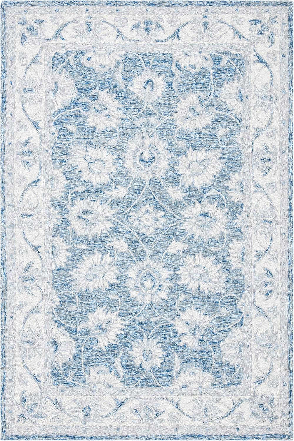 Handmade Wool Micro-Loop Accent Rug