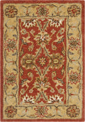 Traditional Oriental Wool Accent Rug
