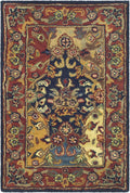 Handmade Oriental Wool Accent Rug