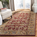 Red Gold Handmade Oriental Wool Rug
