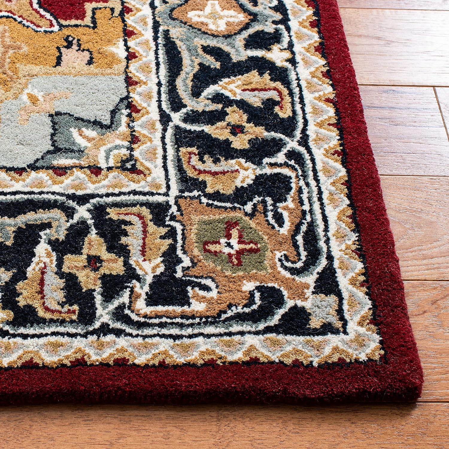 Handmade Oriental Wool Accent Rug